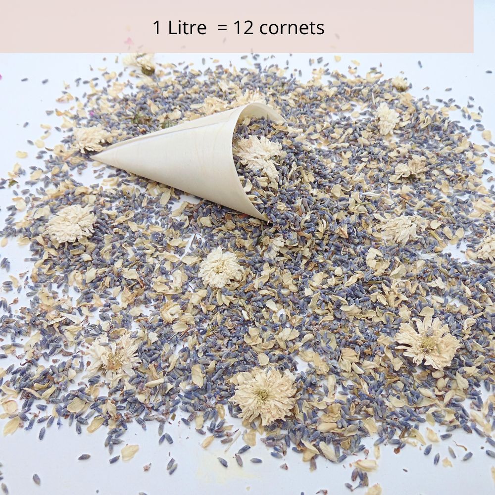 Boho - Confettis Fleurs Séchées Mariage