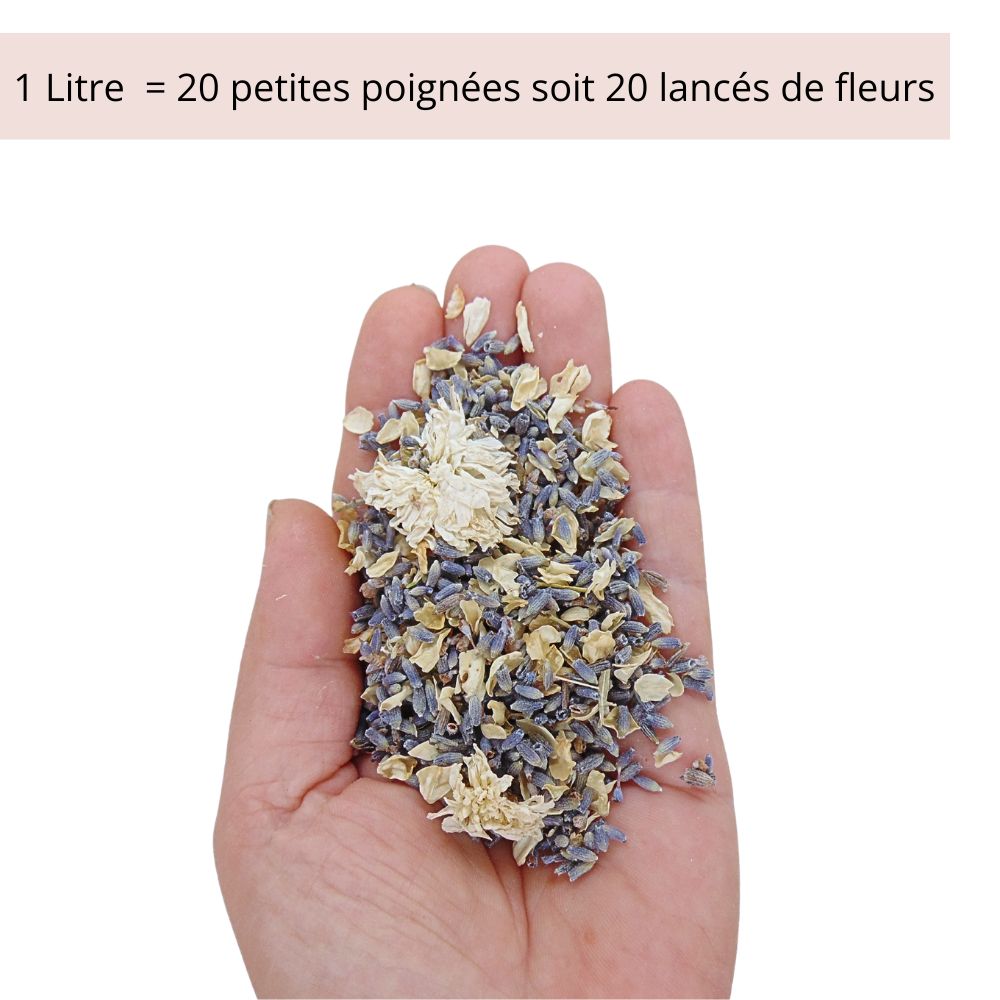 Boho - Confettis Fleurs Séchées Mariage