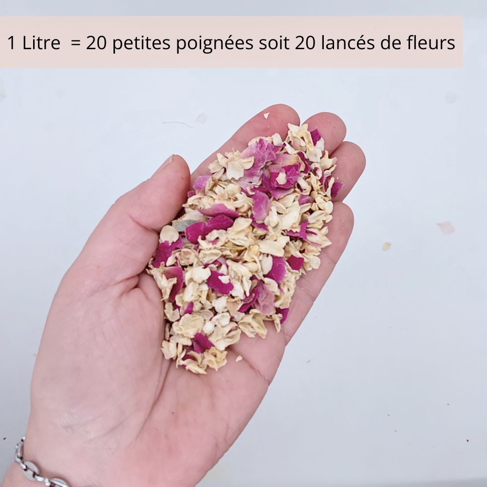 Alicia - Confettis Fleurs Séchées Mariage