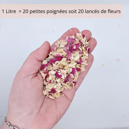 Alicia - Confettis Fleurs Séchées Mariage