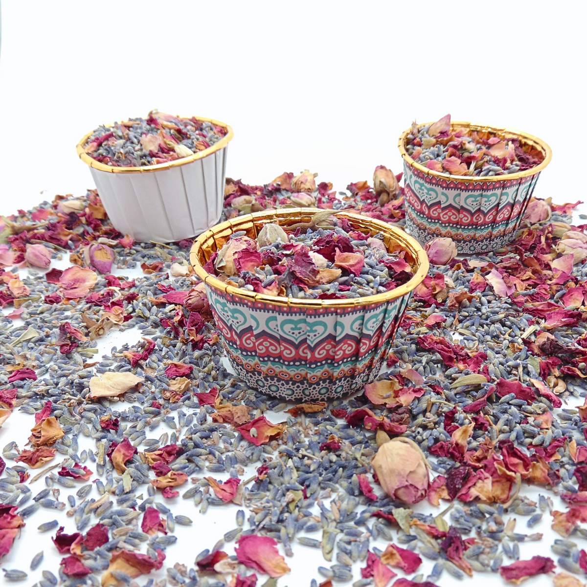 Rose Lavande - Confettis Fleurs Séchées Mariage