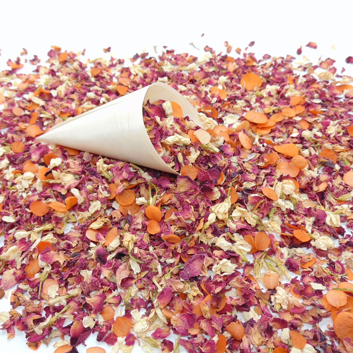 Florentine - Confettis de Fleurs Séchées Mariage Terracotta Rose