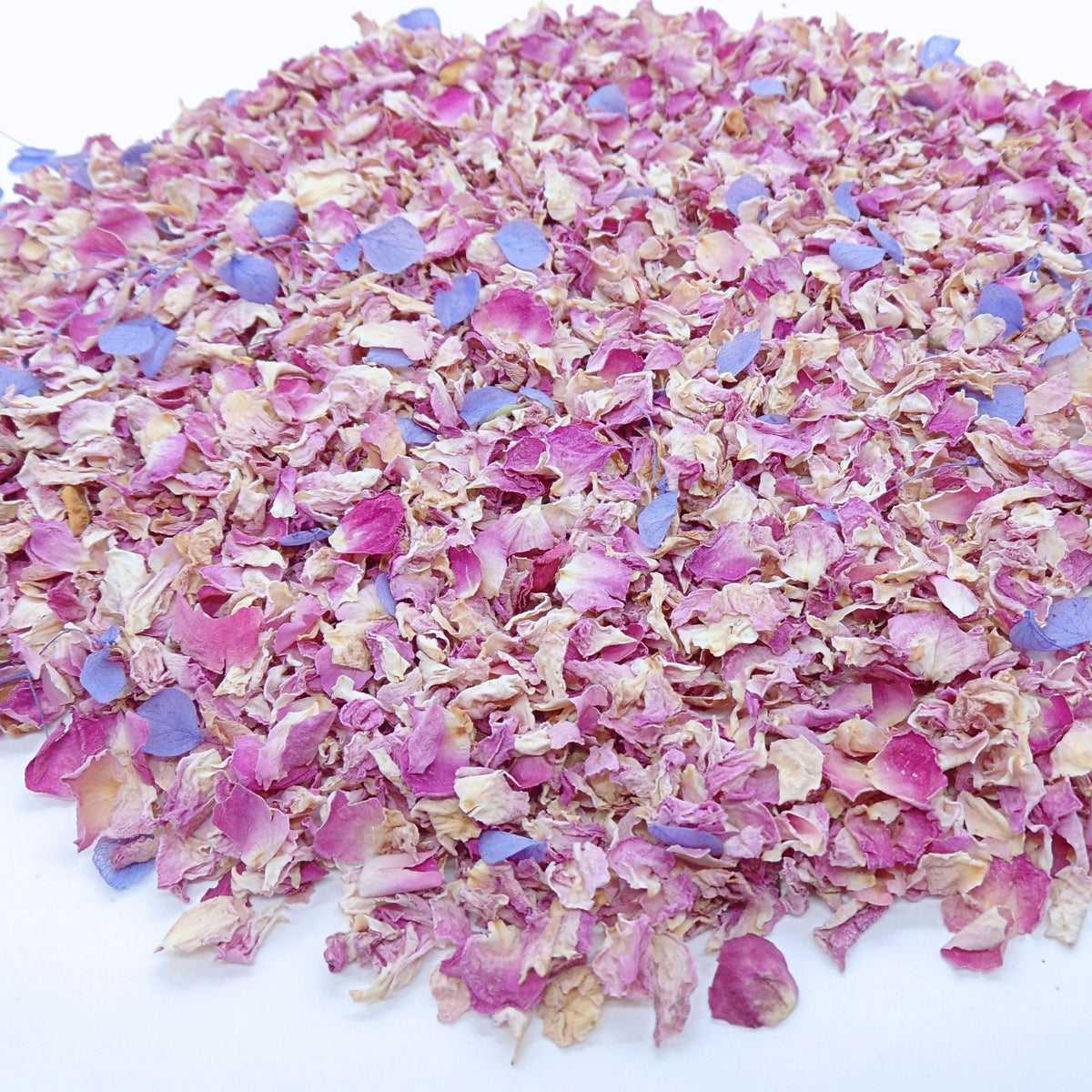 Sachet Organza avec Confettis Mariage Fleurs séchées