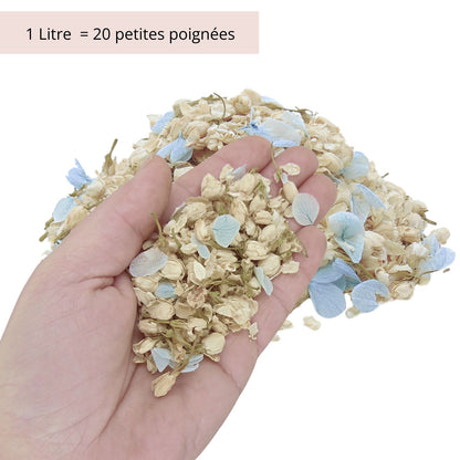 Lagon - Confettis Fleurs Séchées Mariage