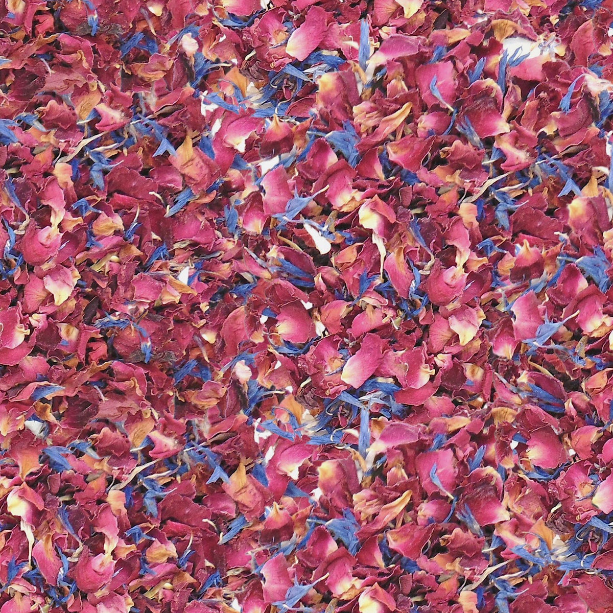 Sachet Organza avec Confettis Mariage Fleurs séchées