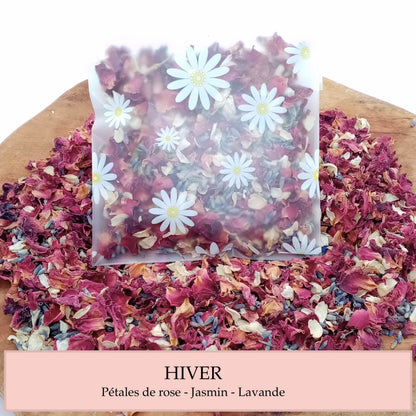 Sachet Marguerite Confettis Mariage Fleurs séchées