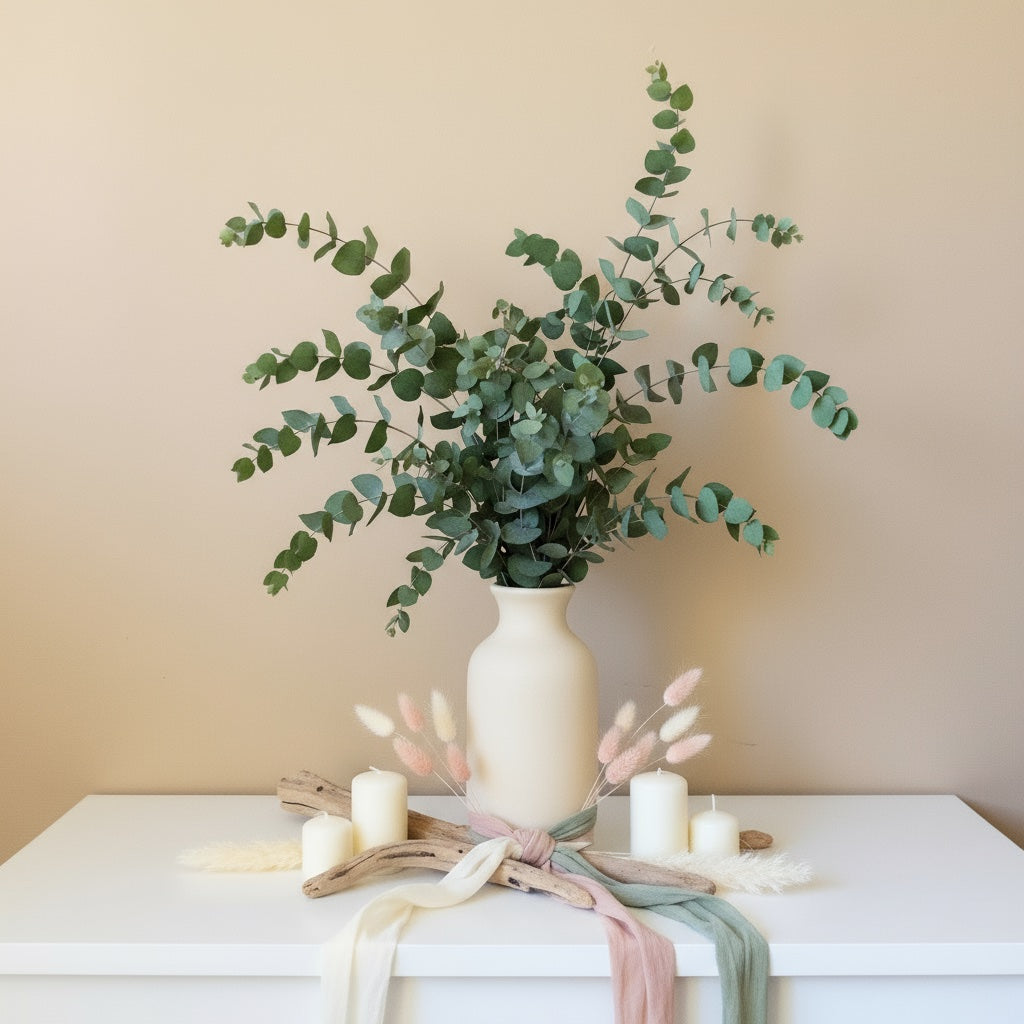 Bouquet Eucalyptus stabilisé Stuartiana Vert