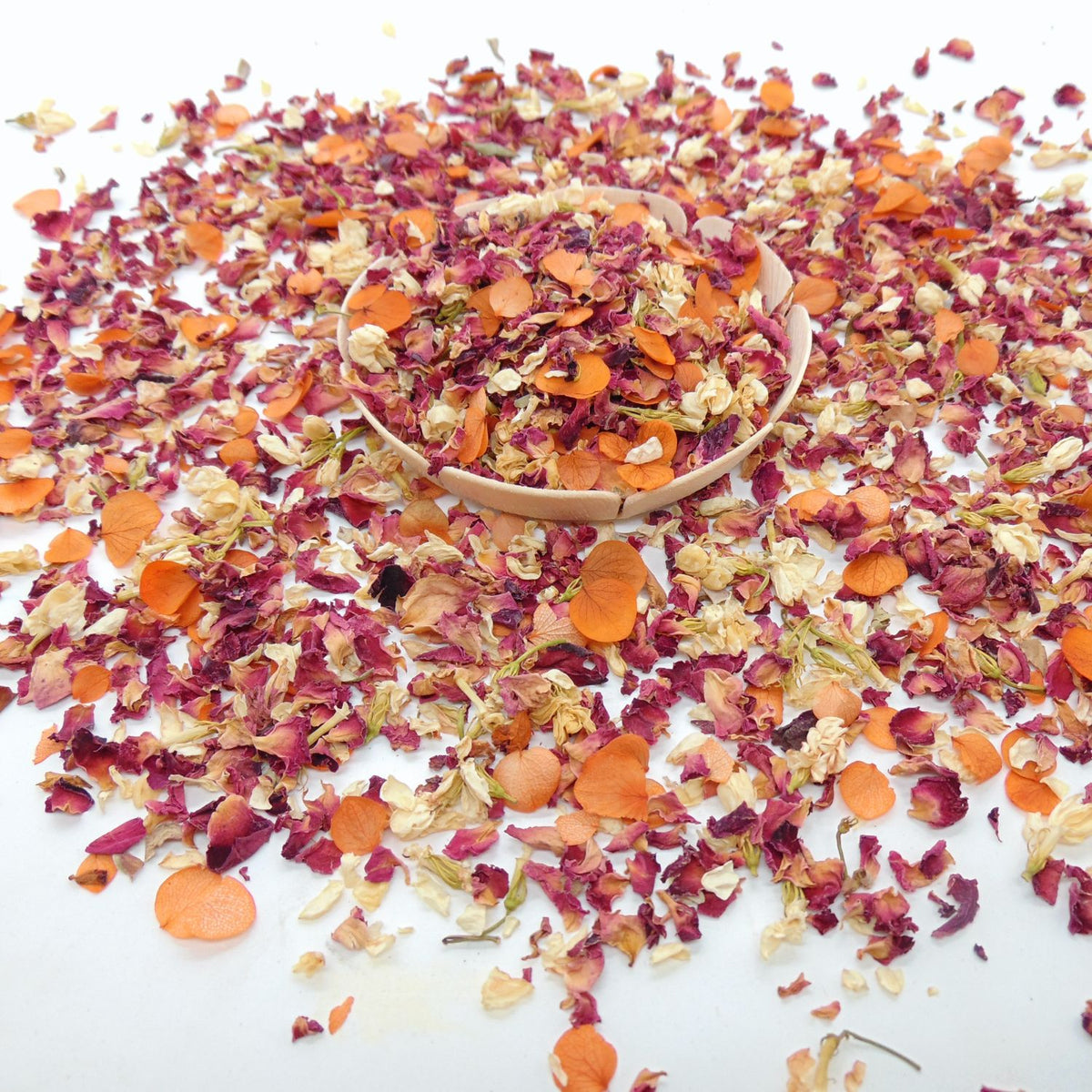 Florentine - Confettis de Fleurs Séchées Mariage Terracotta Rose