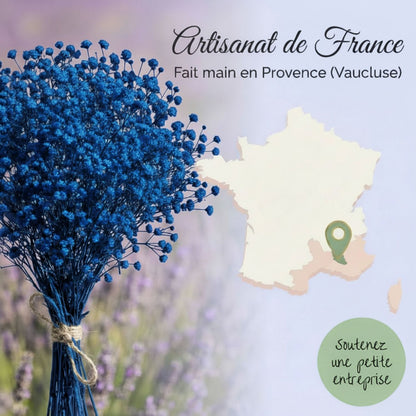 Gypsophile bleue séché naturel Mariage