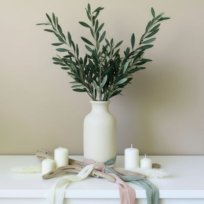 Branche d'Olivier Stabilisé – Décoration Mariage Naturelle & Bohème