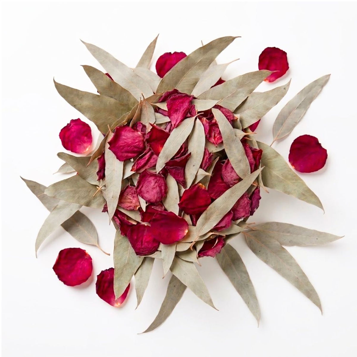 Rose et Eucalyptus séchés - Décoration de Table