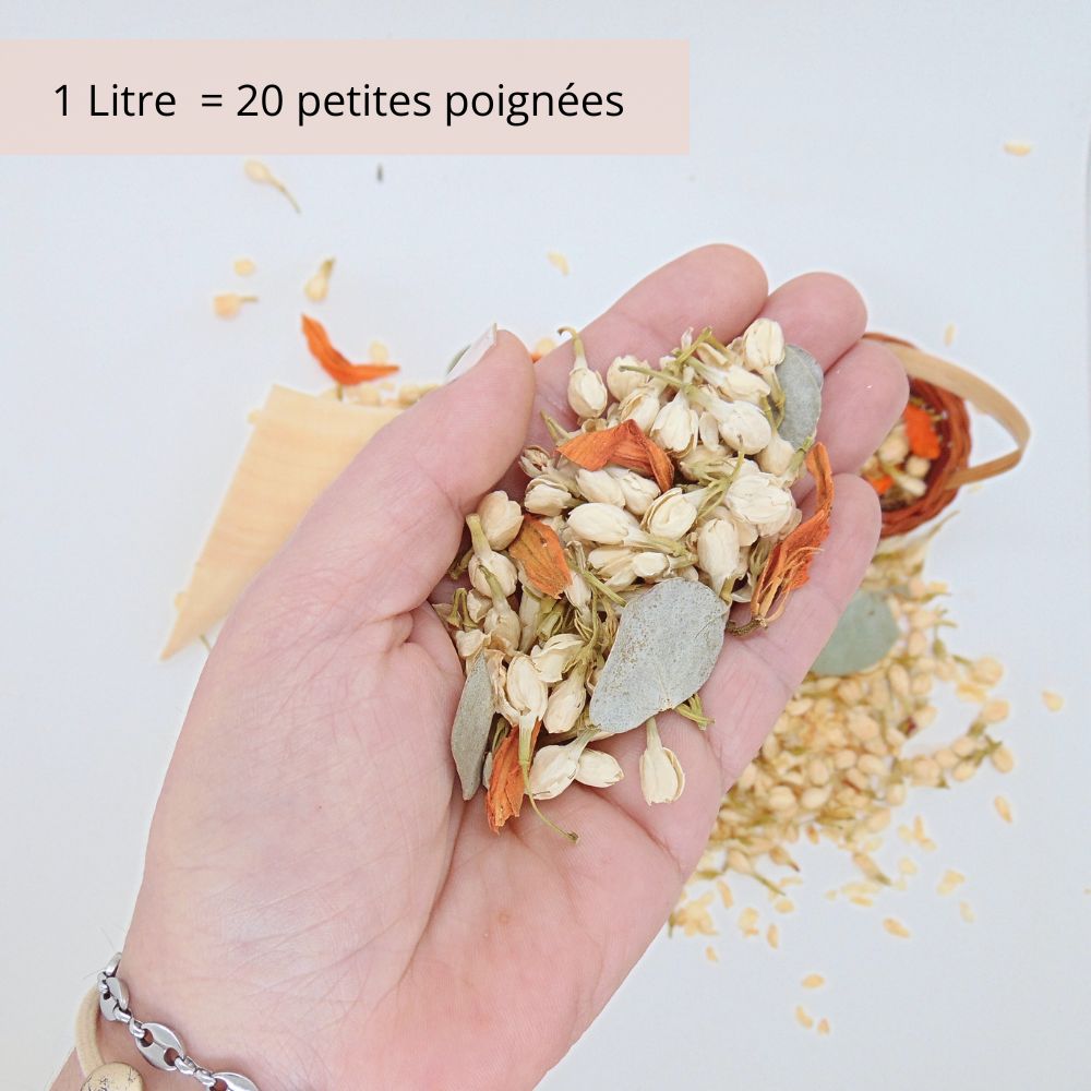 Champêtre - Confettis Fleurs Séchées Mariage